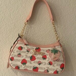 Juicy Couture Pink Strawberry Shoulder Bag